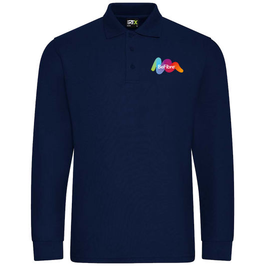 Be Fibre Long Sleeve Polo